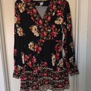 Floral Long Sleeve Dress
